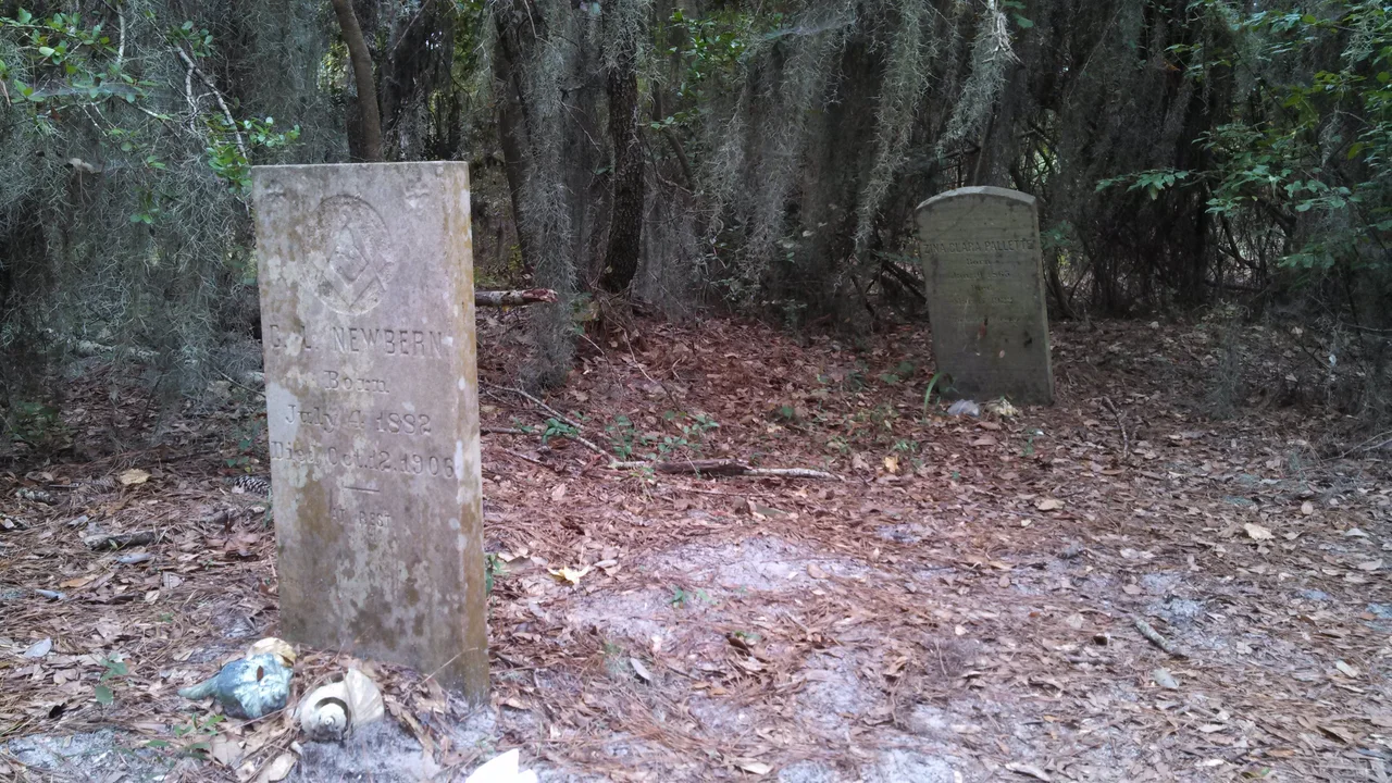 Wash Woods cemetery in False Cape State Park