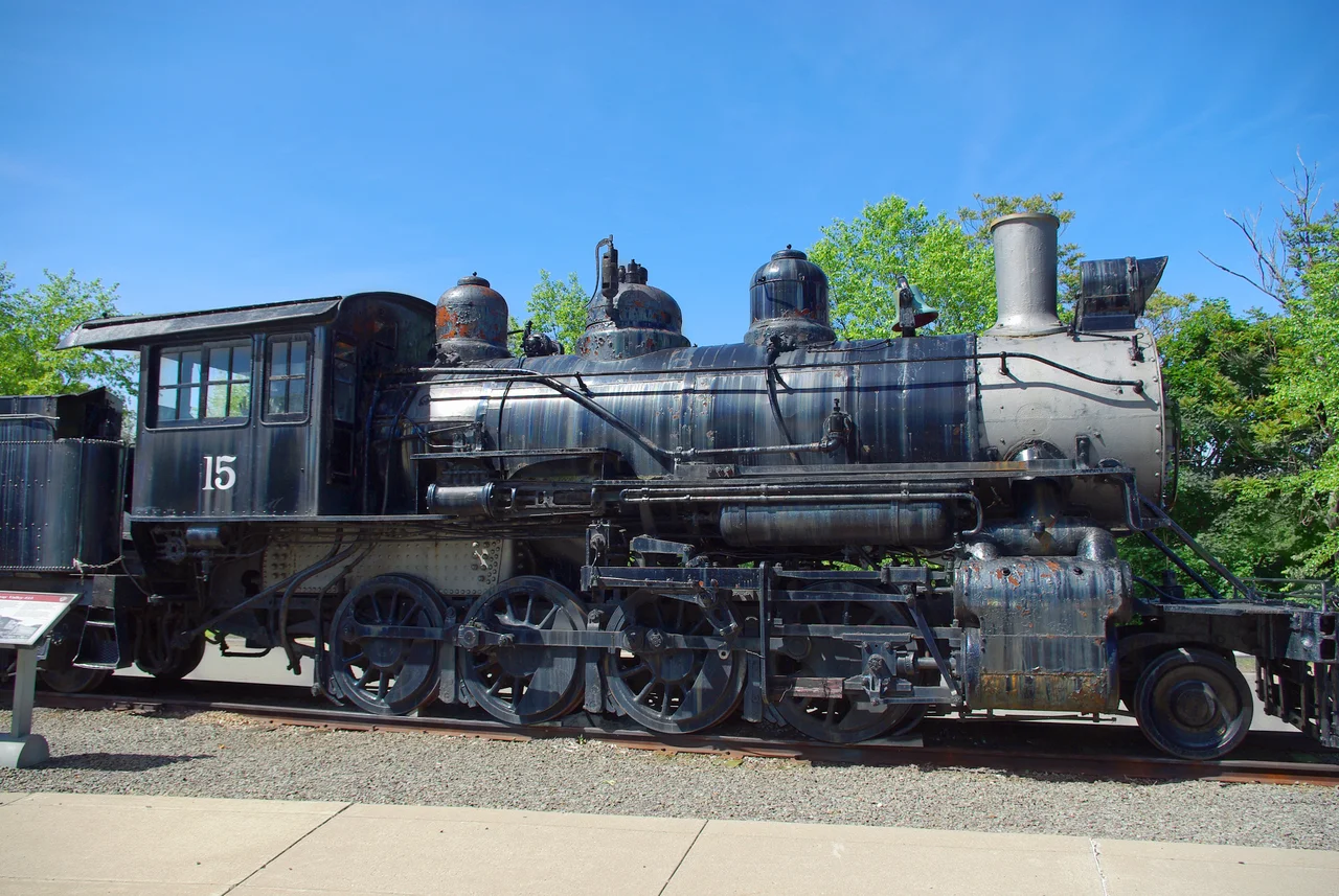 Baldwin Rahway Valley #15 locomotive, at Steamtown National Historic Site