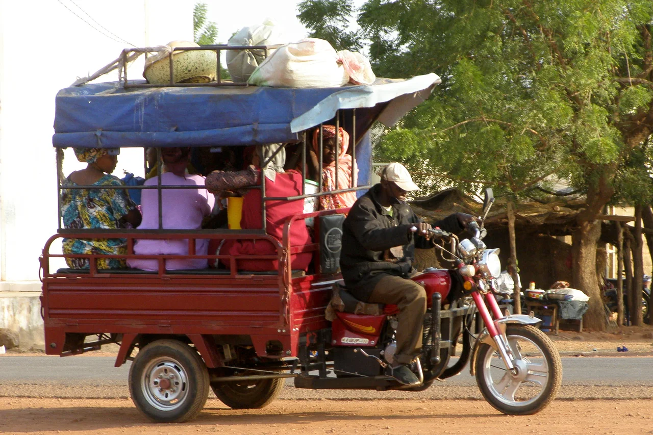Taxi triporteur à Ségou - Mali