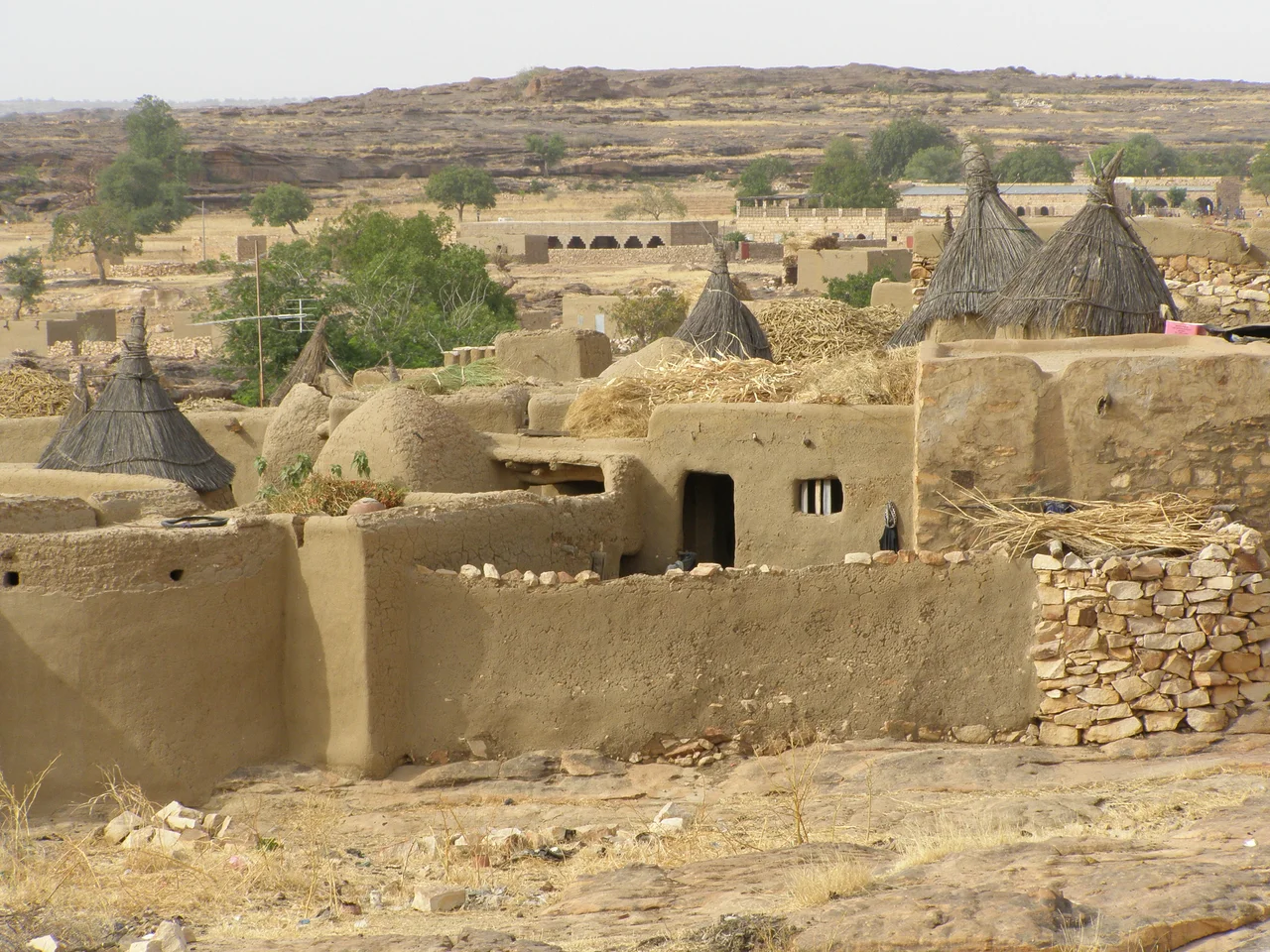 Vue de Sangha (Mali)