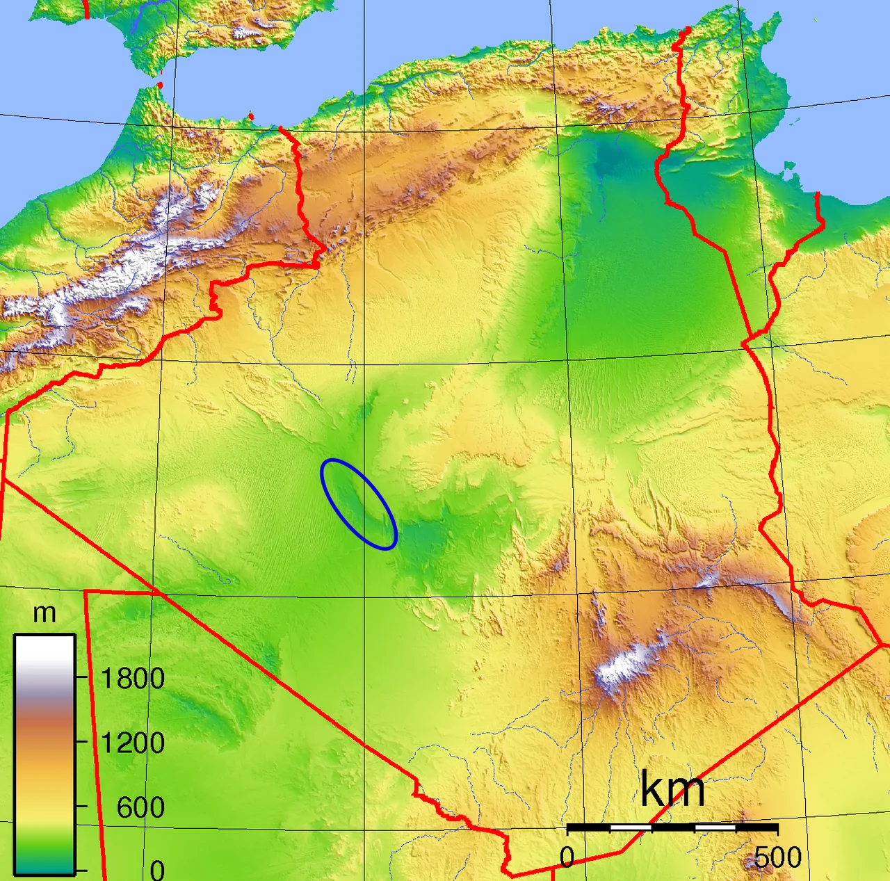 Région du Touat, Algérie

Localisation de la région du Touat en Algérie