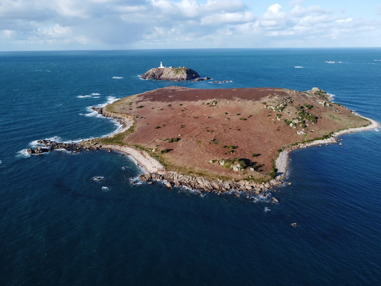 St Helens and Round Island Isles of Scilly by Kernow Skies