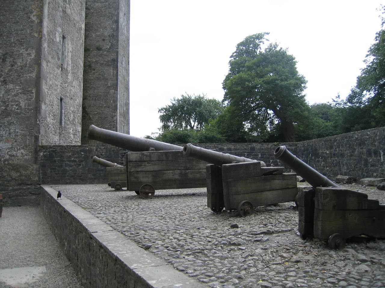 guns at Bunratty Castle