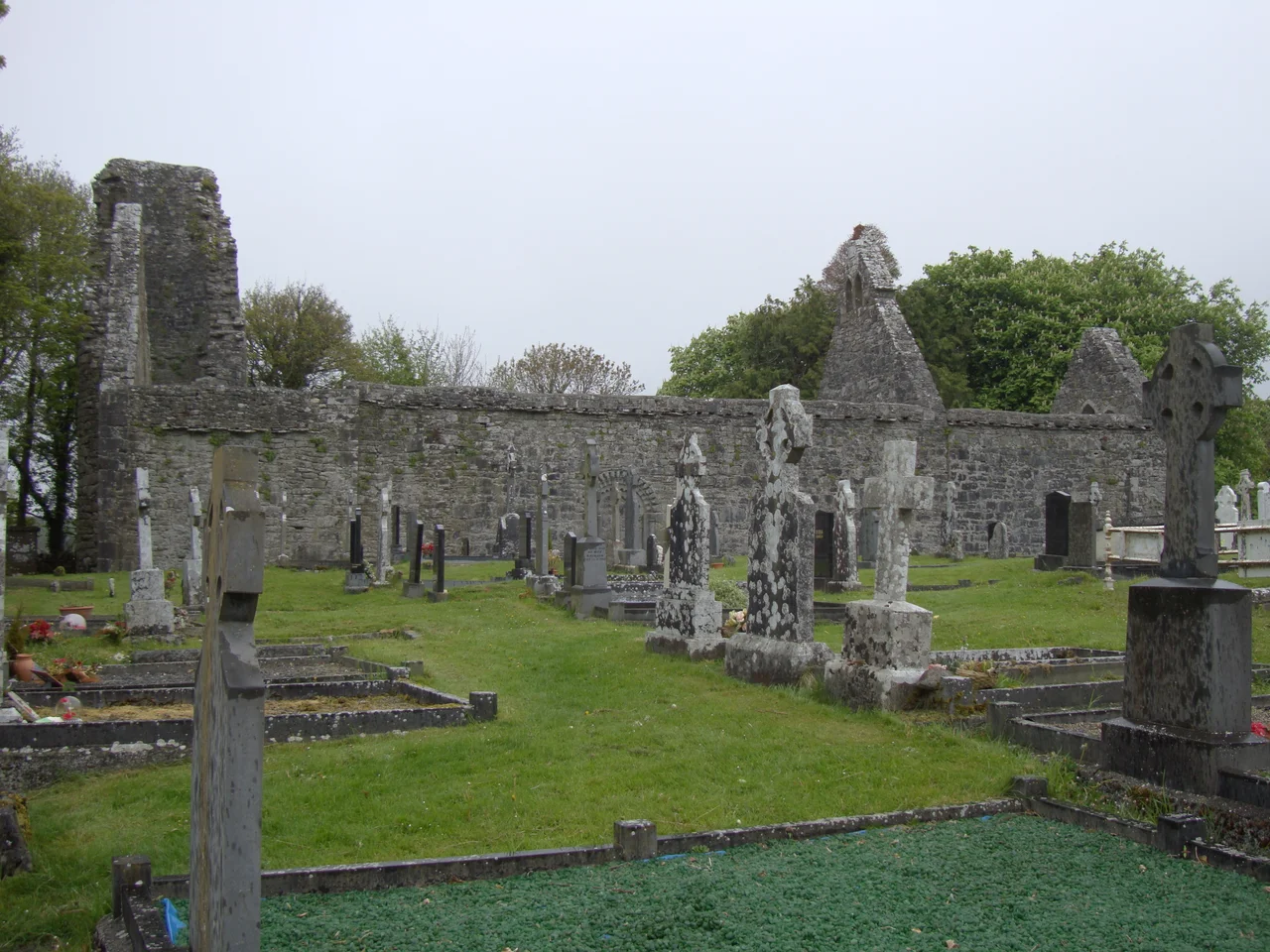 Photograph of the remains of Dysert O Dea Monastery, Co. Clare, Ireland