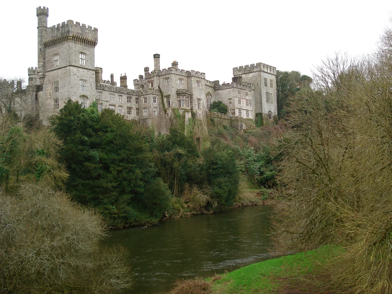 Lismore Castle, located in the town of Lismore, in County Waterford, Ireland