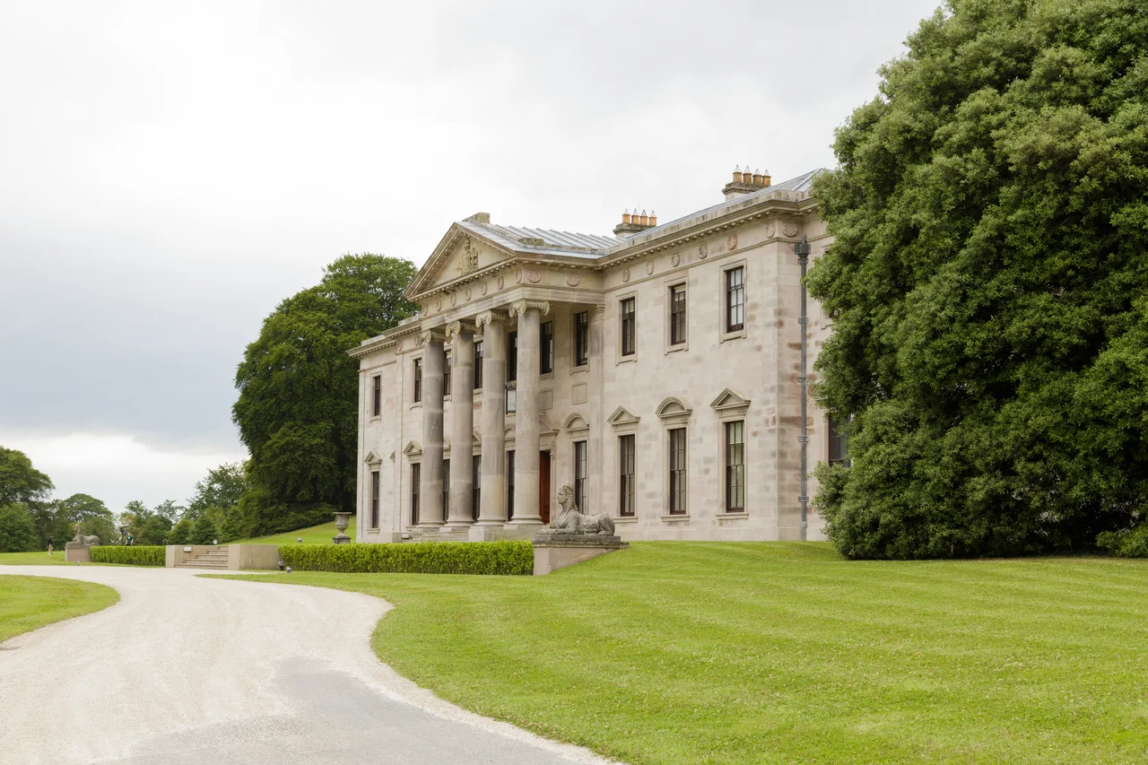 The house of Ballyfin Demesne in Ballyfin, Ireland, built in the 1820s by Sir Charles Coote, 9th Baronet