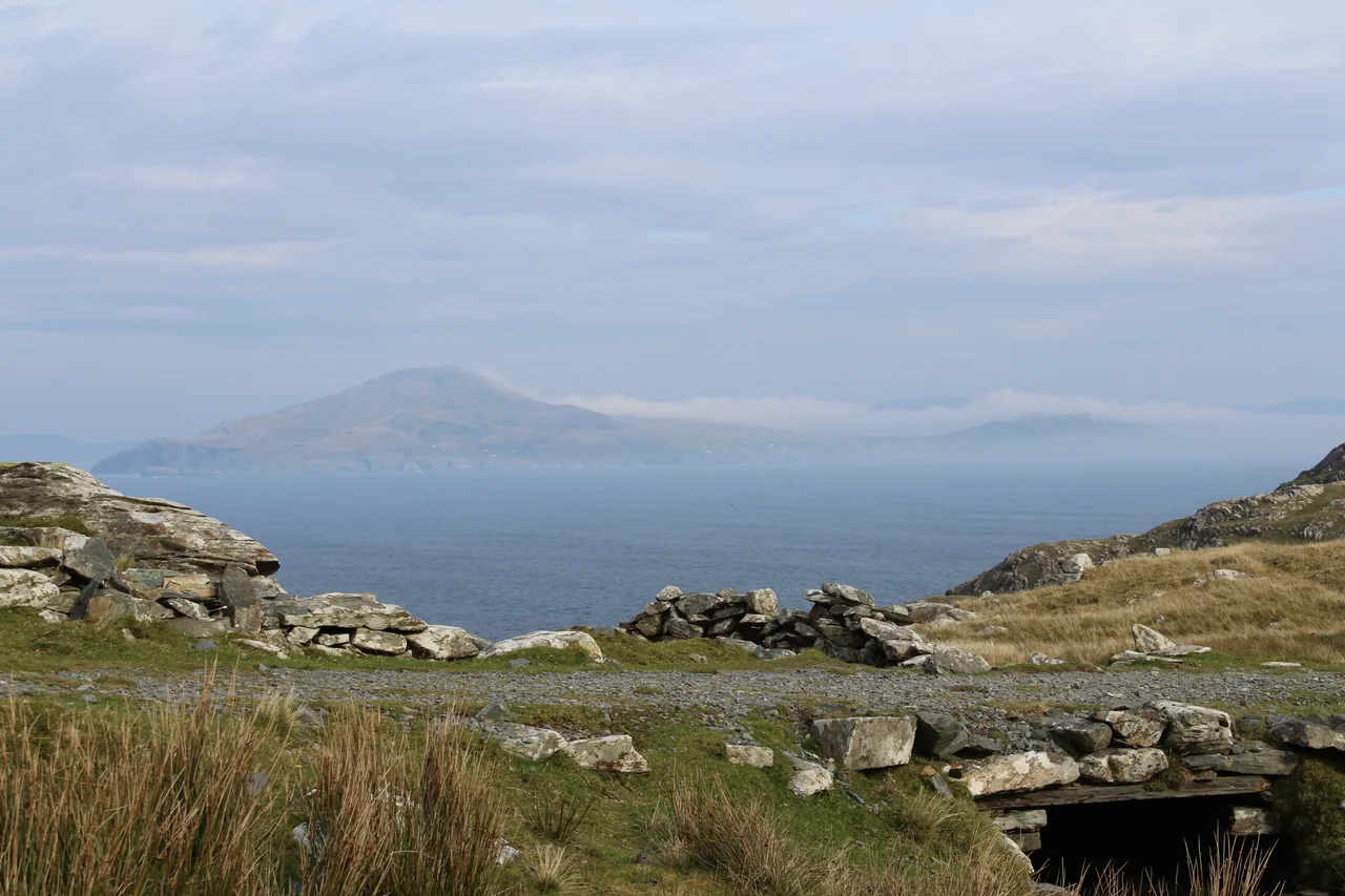 Clare Island as seen from INishturk