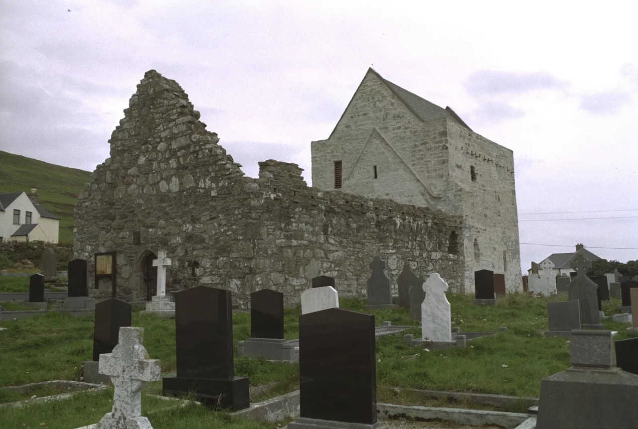 North-east view of the abbey.