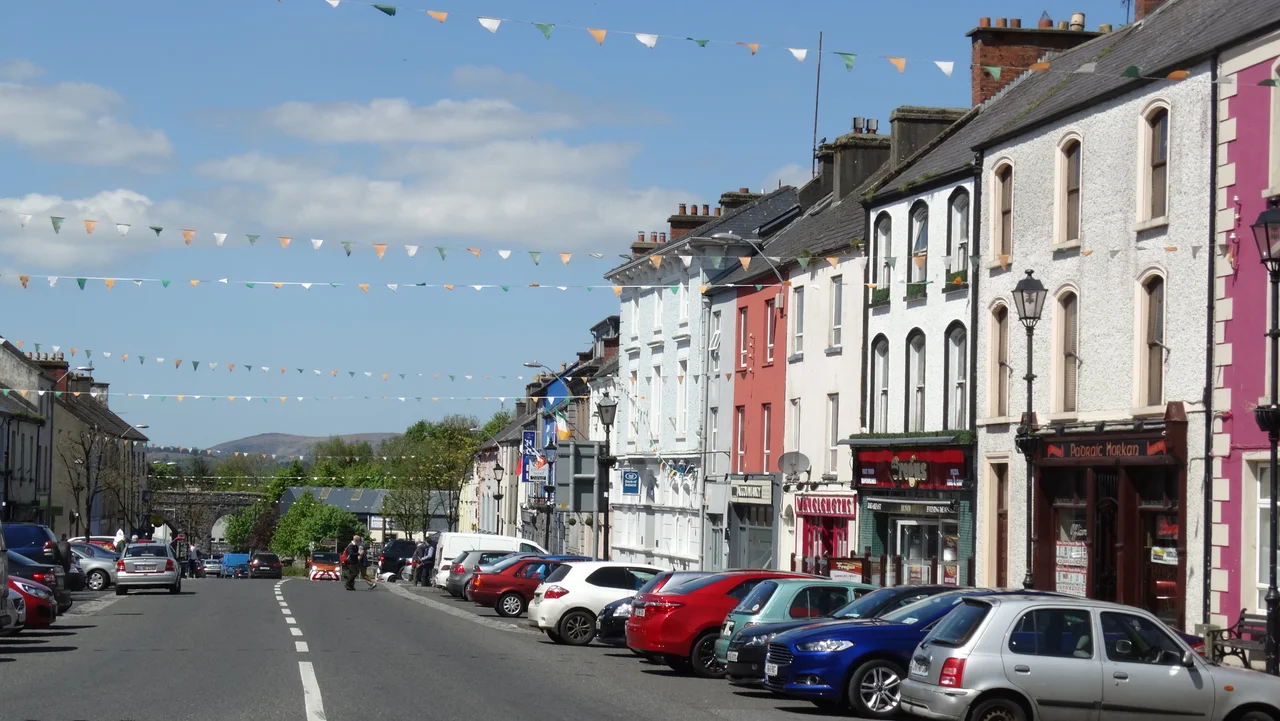 Swinford Co Mayo - View NW along Market St
