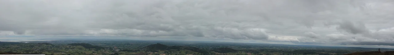 A 360 degree Panoramic View of Ireland while standing on the top of Slieve Gullion.