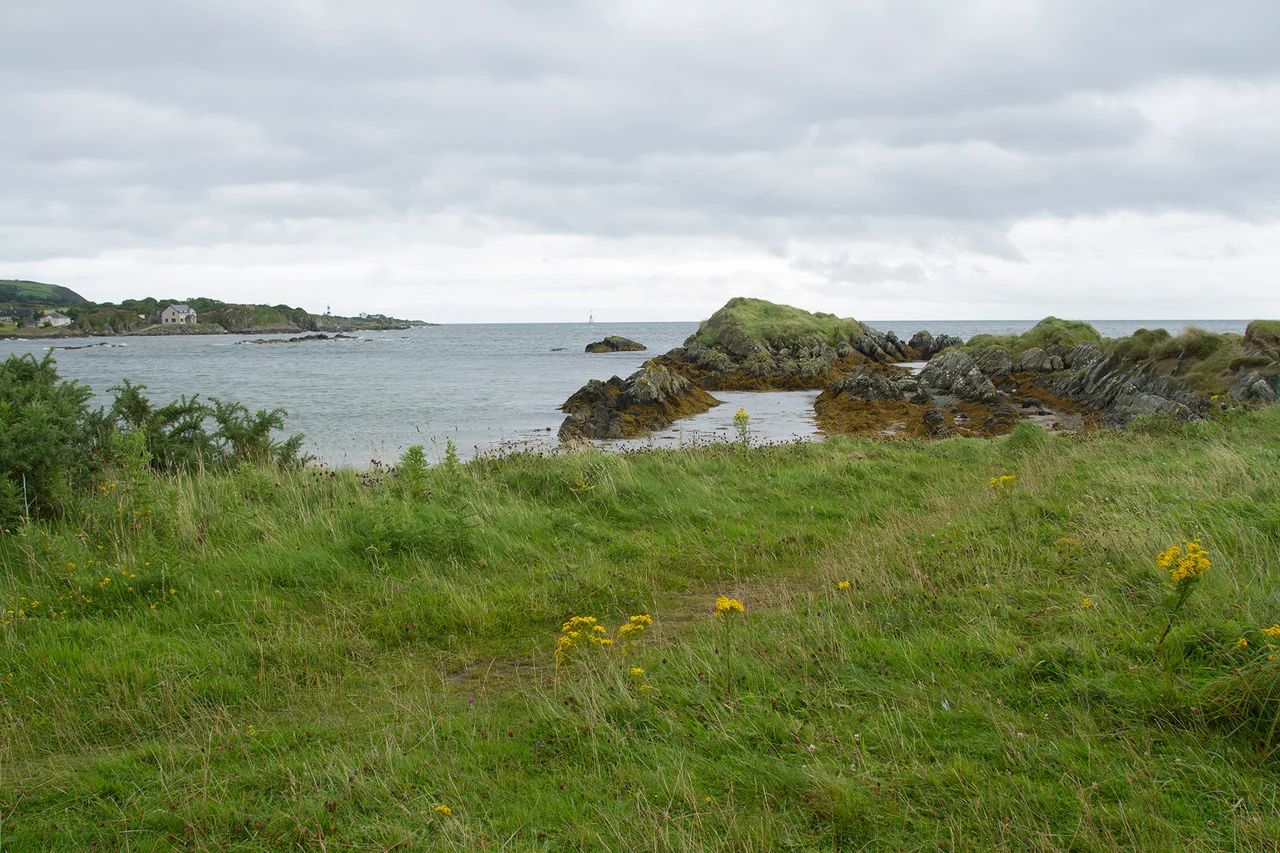 Sea shore by the golf course