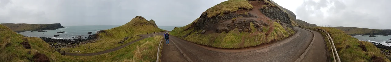 Giant’s Causeway, Northern Ireland. Hexagonal basalts.