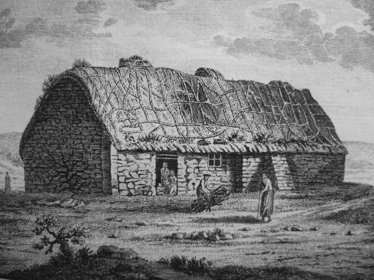 Cottage on Islay from Thomas Pennant's Tour of 1772