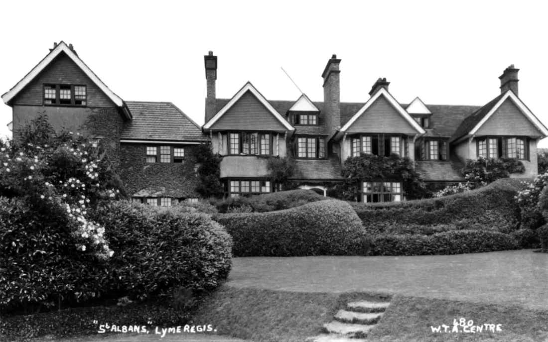 The St Albans Centre in Lyme Regis, at the time run by the Workers' Travel Association.