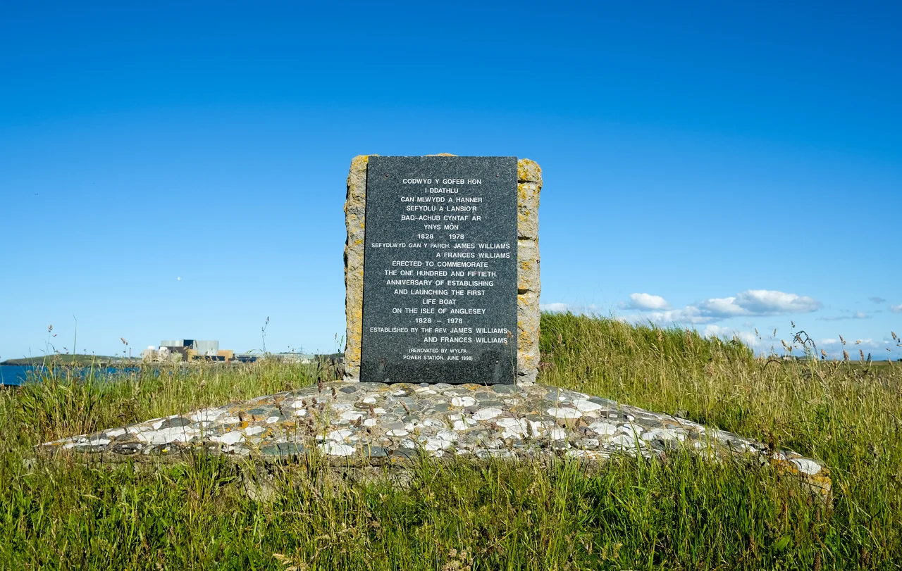 Cemlyn Bay Lifeboat Memorial