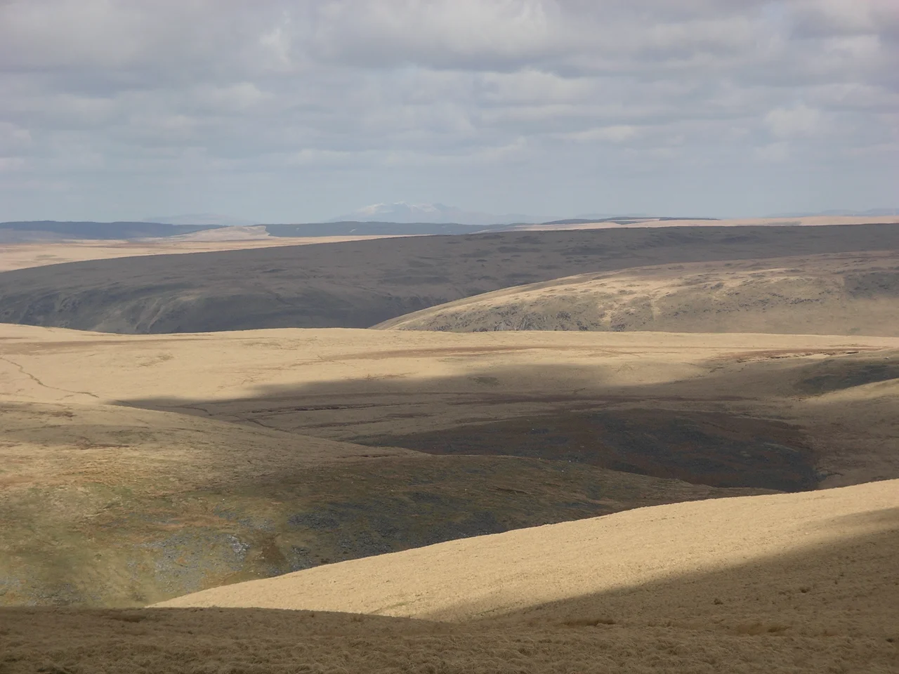 The desert of Wales as seen from the summit of Drygarn Fawr