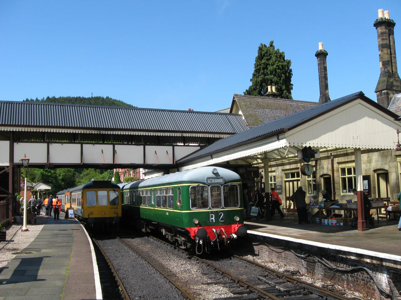 Class 109 & 108 DMU/Railcars at Llangollen Station, Llangollen Railway