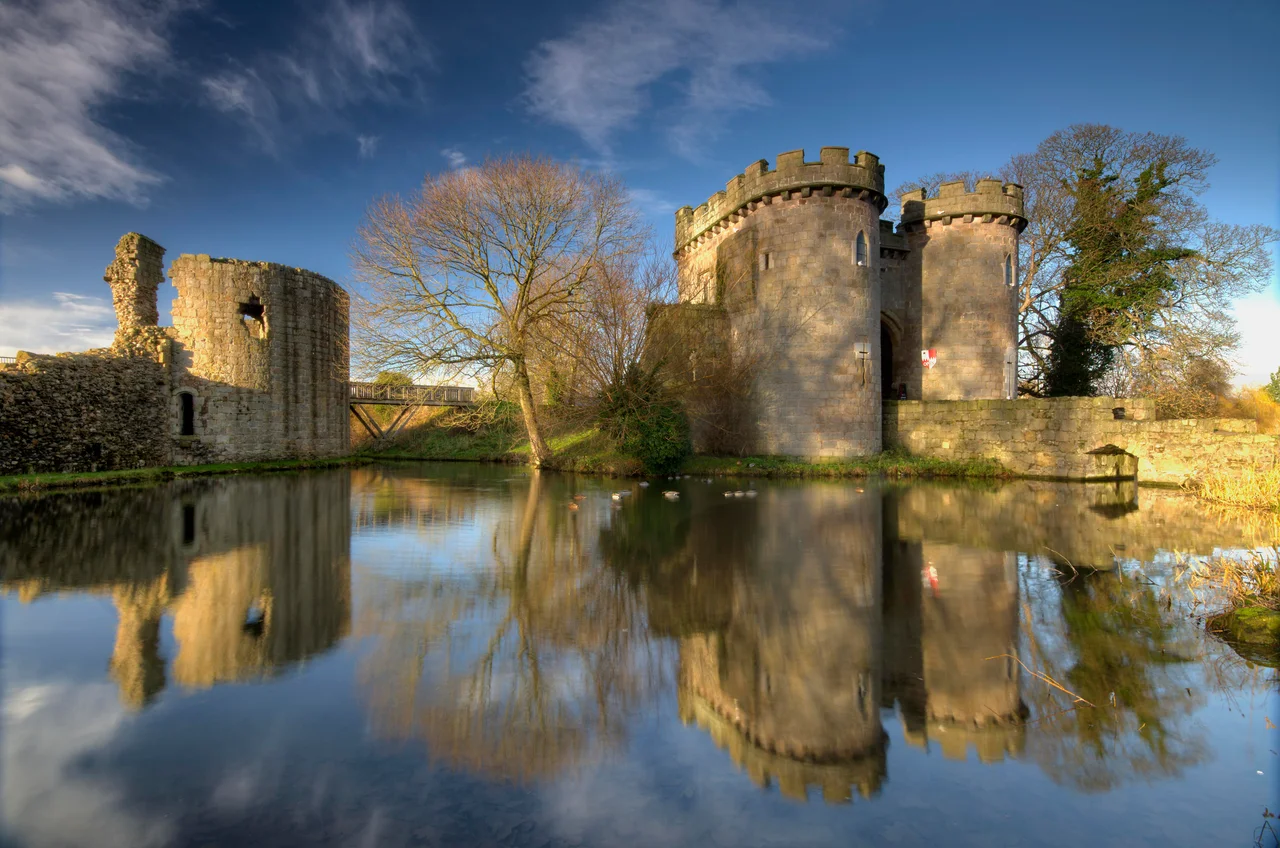 Whittington Castle Reflection