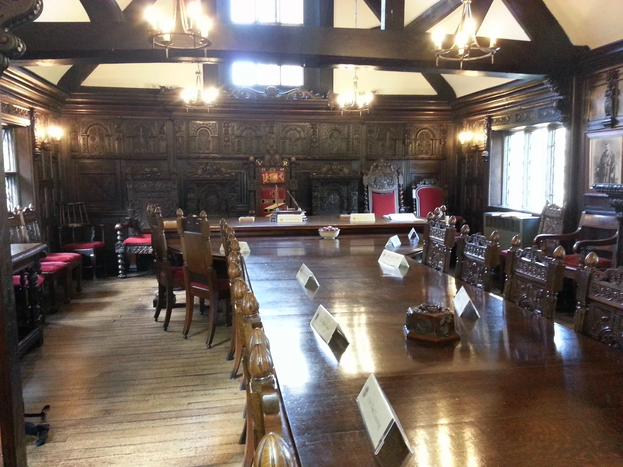 The council chamber, Much Wenlock.