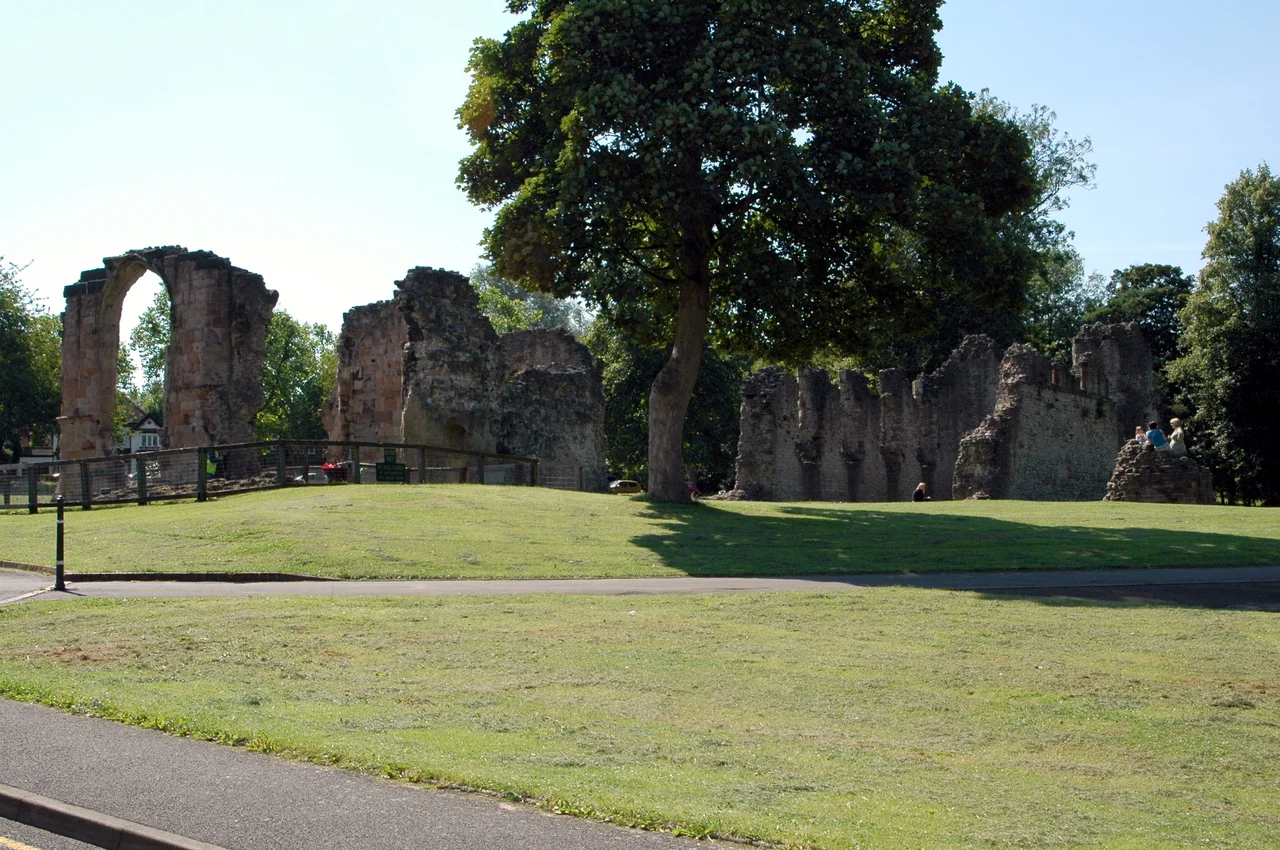 This is the ruins of Dudley Priory in Dudley, West Midlands.