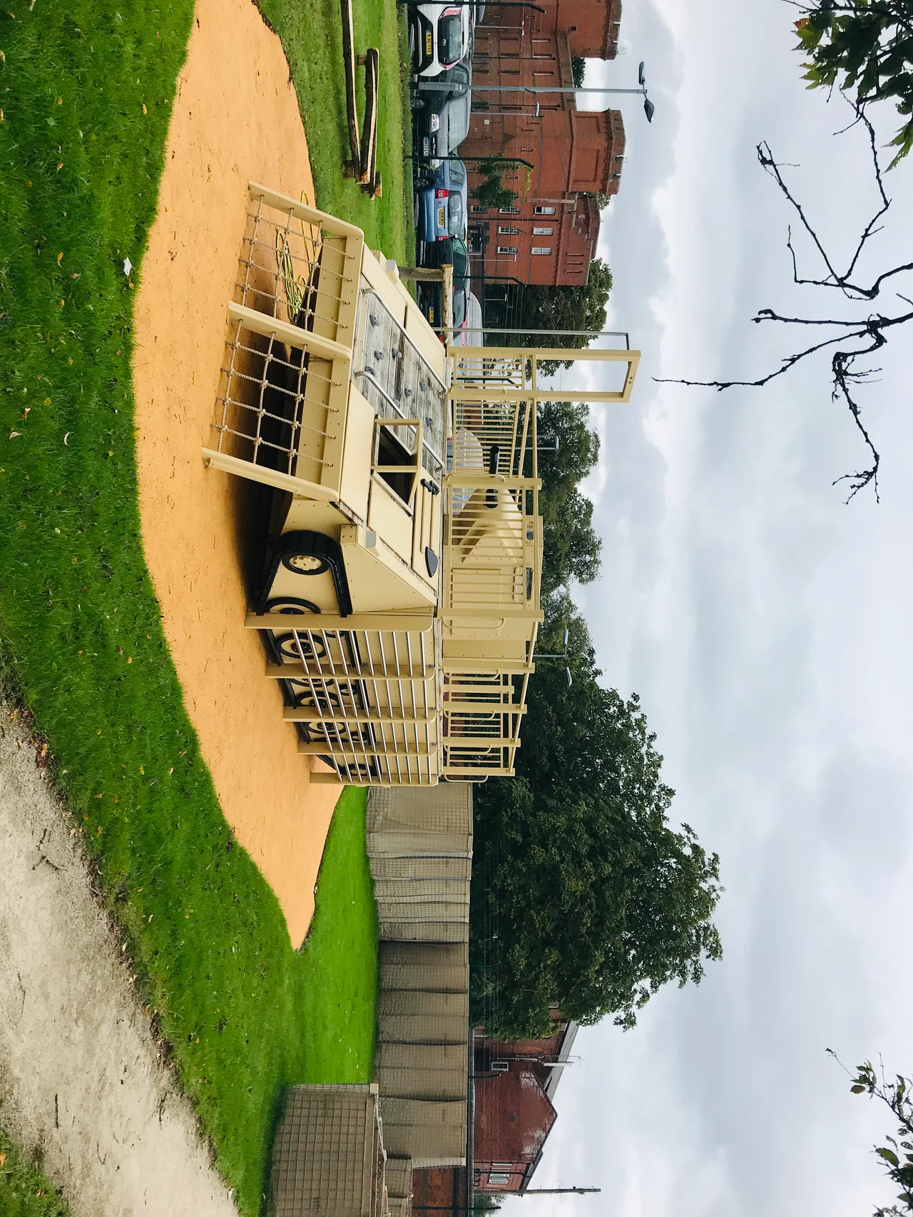 Camp Fisher, a Warrior Armoured Fighting Vehicle styled playground at The Staffordshire Regiment Museum