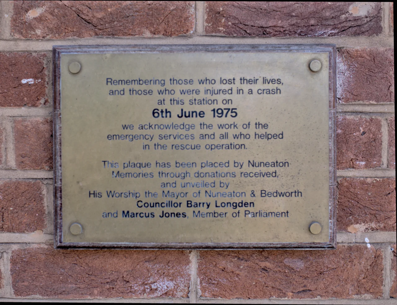 Memorial Plaque