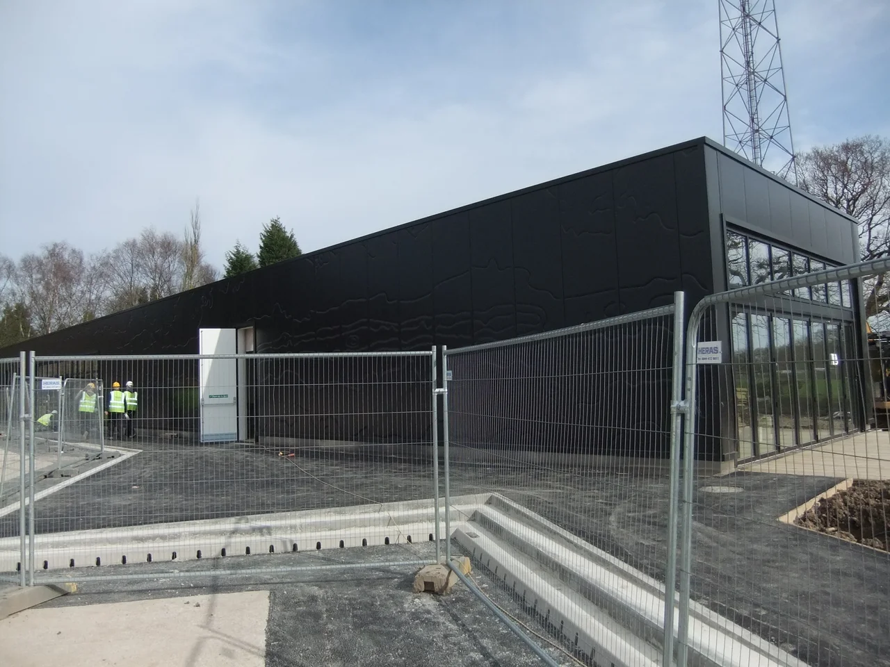 New visitors center building at Jodrell Bank, March 2011