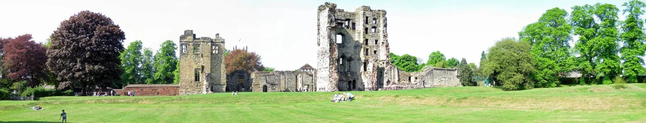 panorama of Ashby de la Zouch Castle