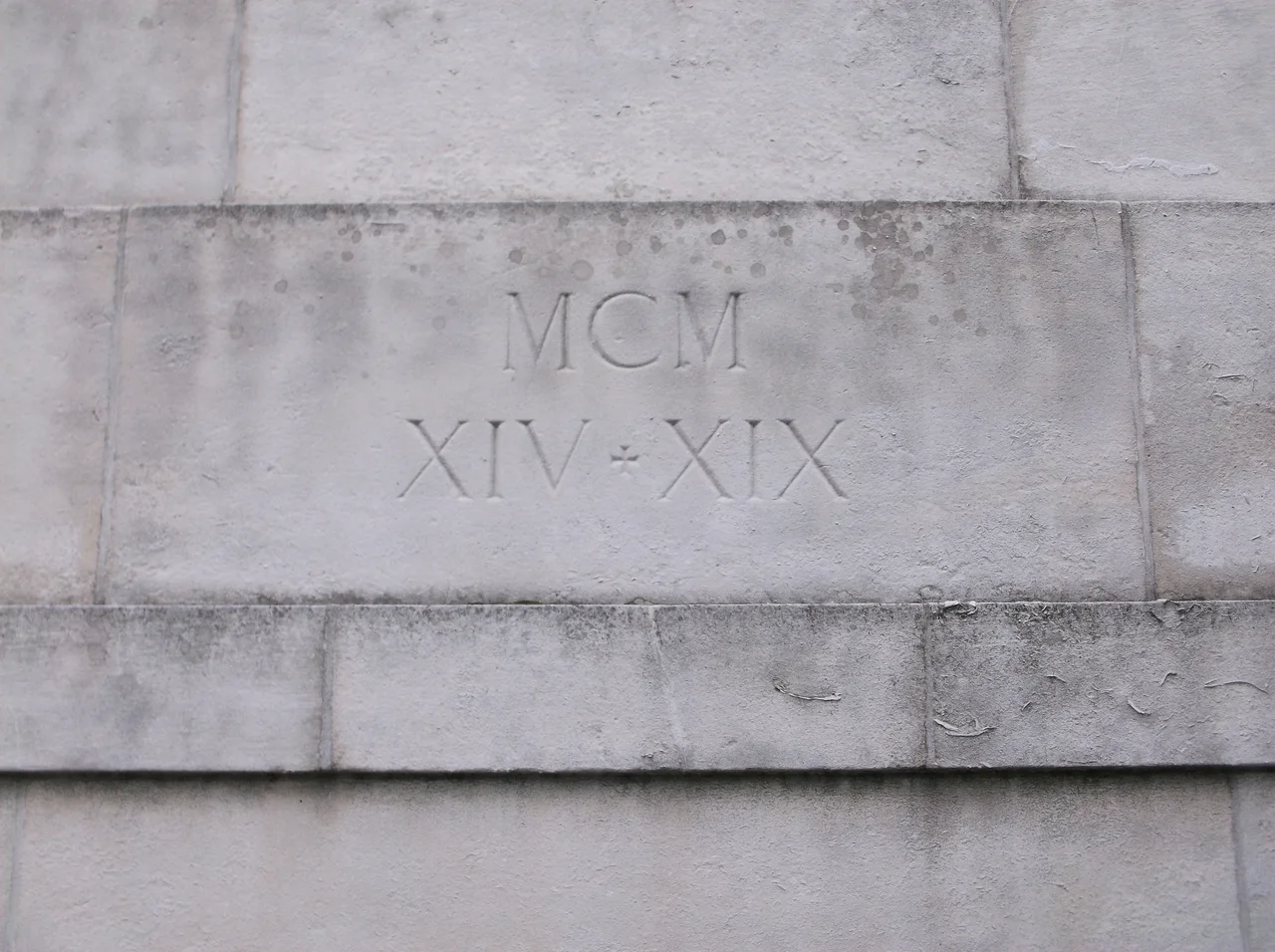 Midland Railway War Memorial. This impressive memorial, made from Portland Stone, stands on Midland Street in Derby, a short distance from Derby Midland station and is a grade II* listed building, but sadly seems to be mostly overlooked. The inscription reads "To the brave men of the Midland Railway who gave their lives in the Great War". Brass plaques either side of the cenotaph record the names of those men.