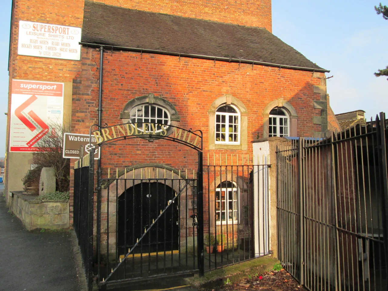 Water mill in Leek, Staffordshire, built in 1752  by James Brindley.