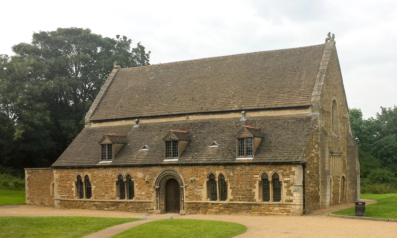 The 12th century Great Hall at Oakham Castle, Rutland, UK.
