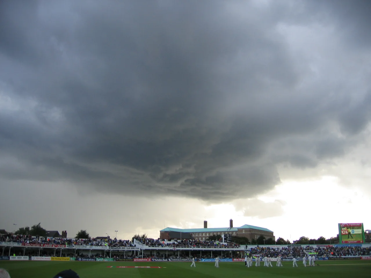 "Author : Craig Cameron (me) taken at Trent Bridge 26/8/2005, happy for anyone to use it."