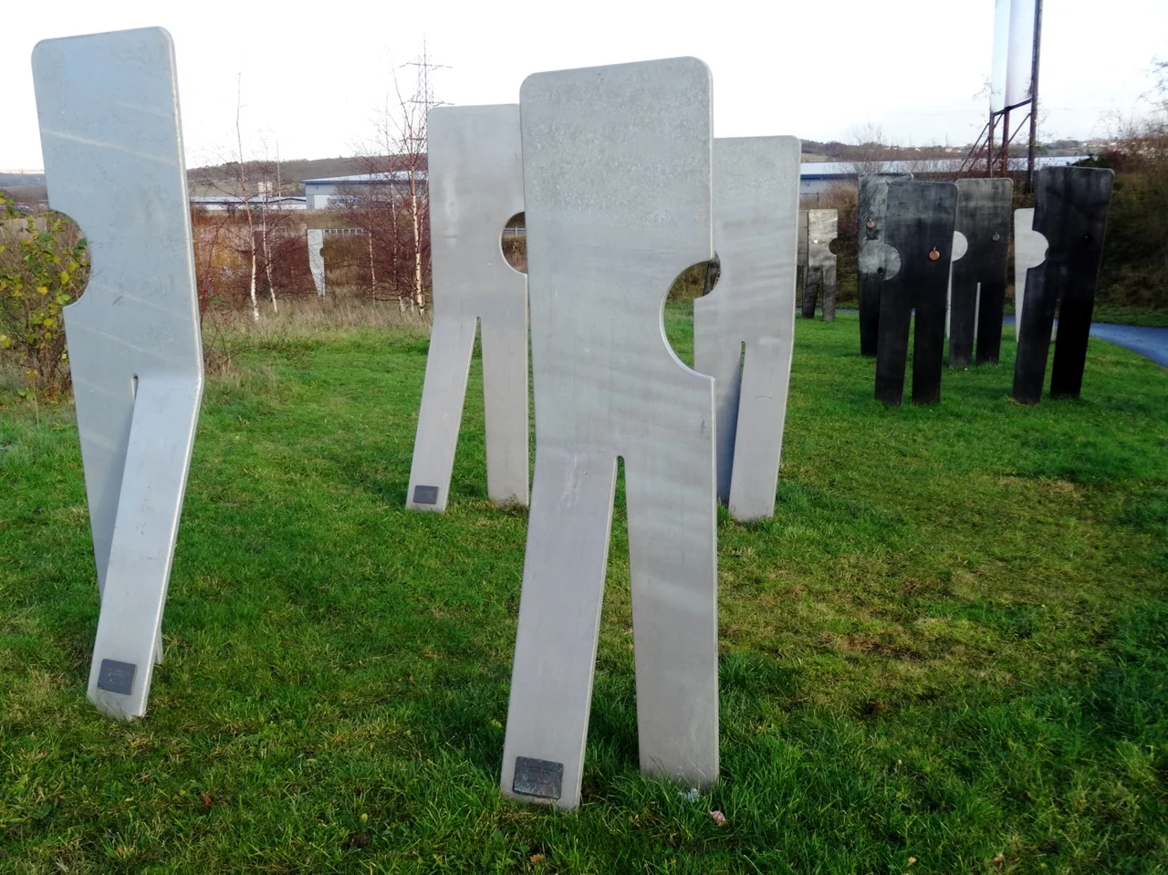 Walking Together at the site of the former Markham Colliery near Chesterfield