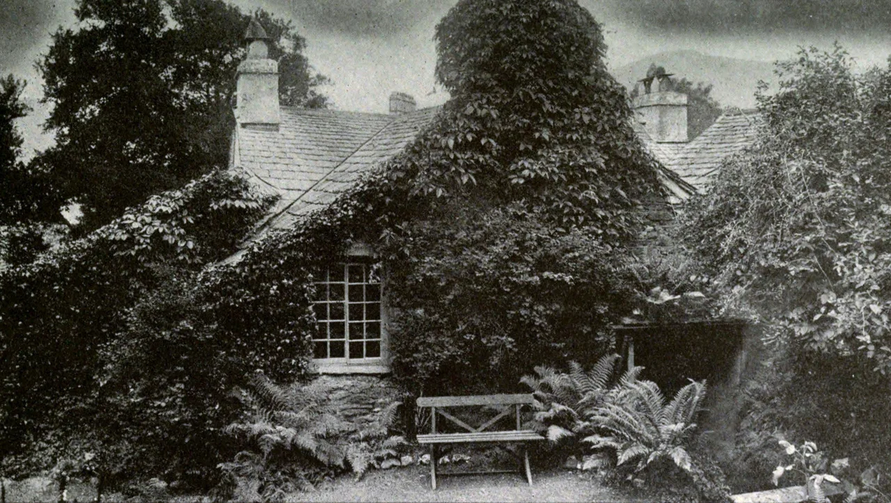 Dove Cottage, from the garden, 1920