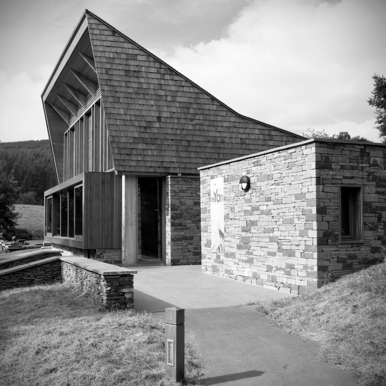 The Yan educational building at Grizedale forest Cumbria
Sutherland Hussey Architects
