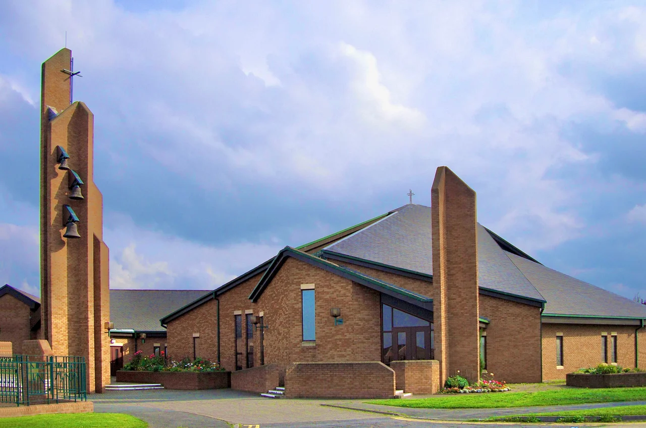 Photograph of the Roman Catholic Cathedral, Coulby Newham, Middlesbrough, England