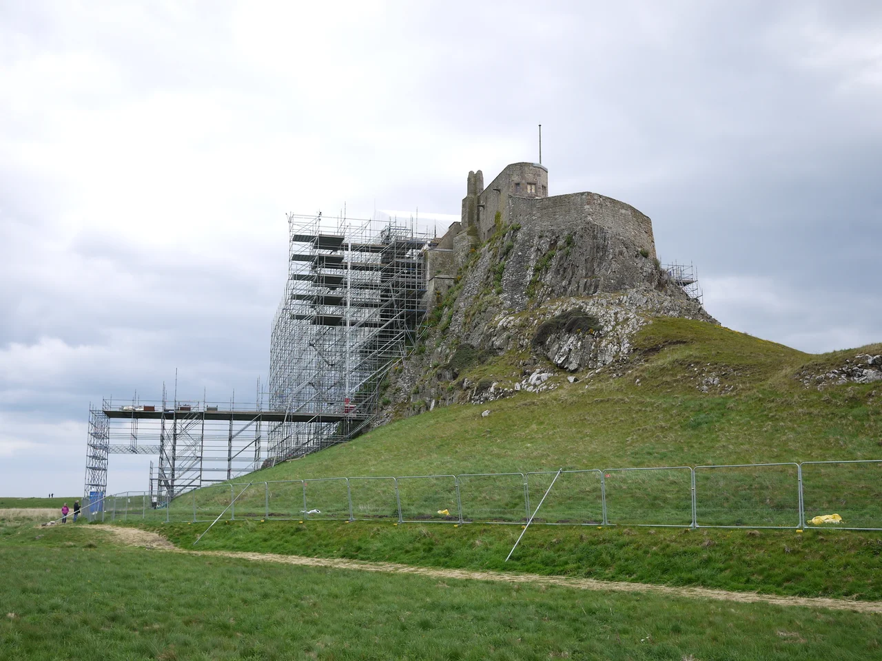 Lindisfarne Castle on Holy island