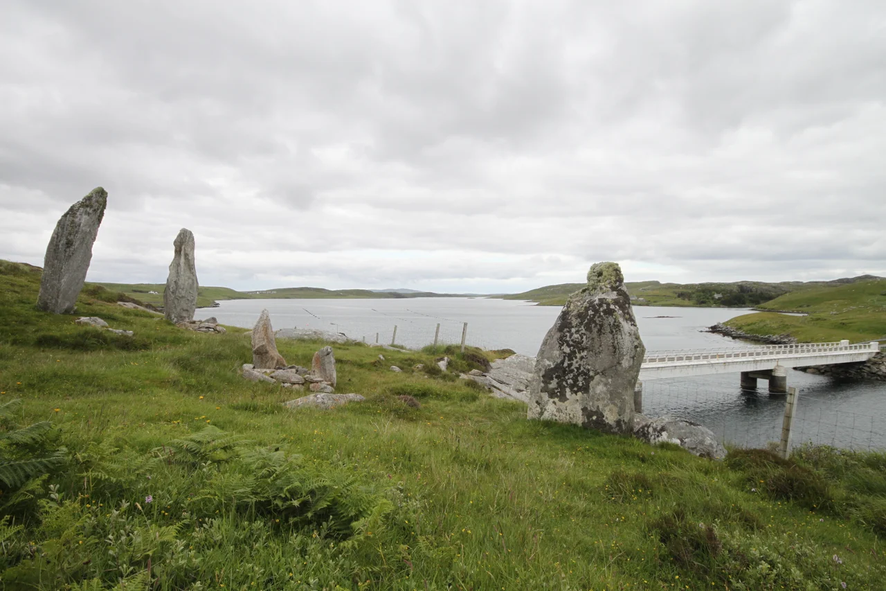 Callanish VIII with the bridge in the background