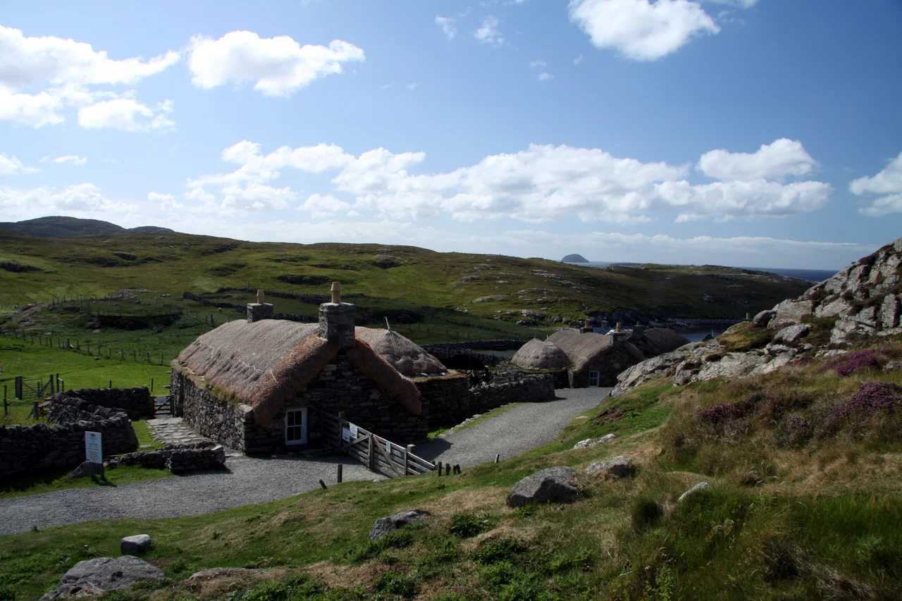 Dun Carloway Broch, on the west coast of the Isle of Lewis.