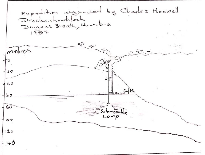 Subterranean lake of just over 2 hectares near here, one of the largest expanses of cave water in the world. Reputedly first investigated by Adam Duffy in 1986