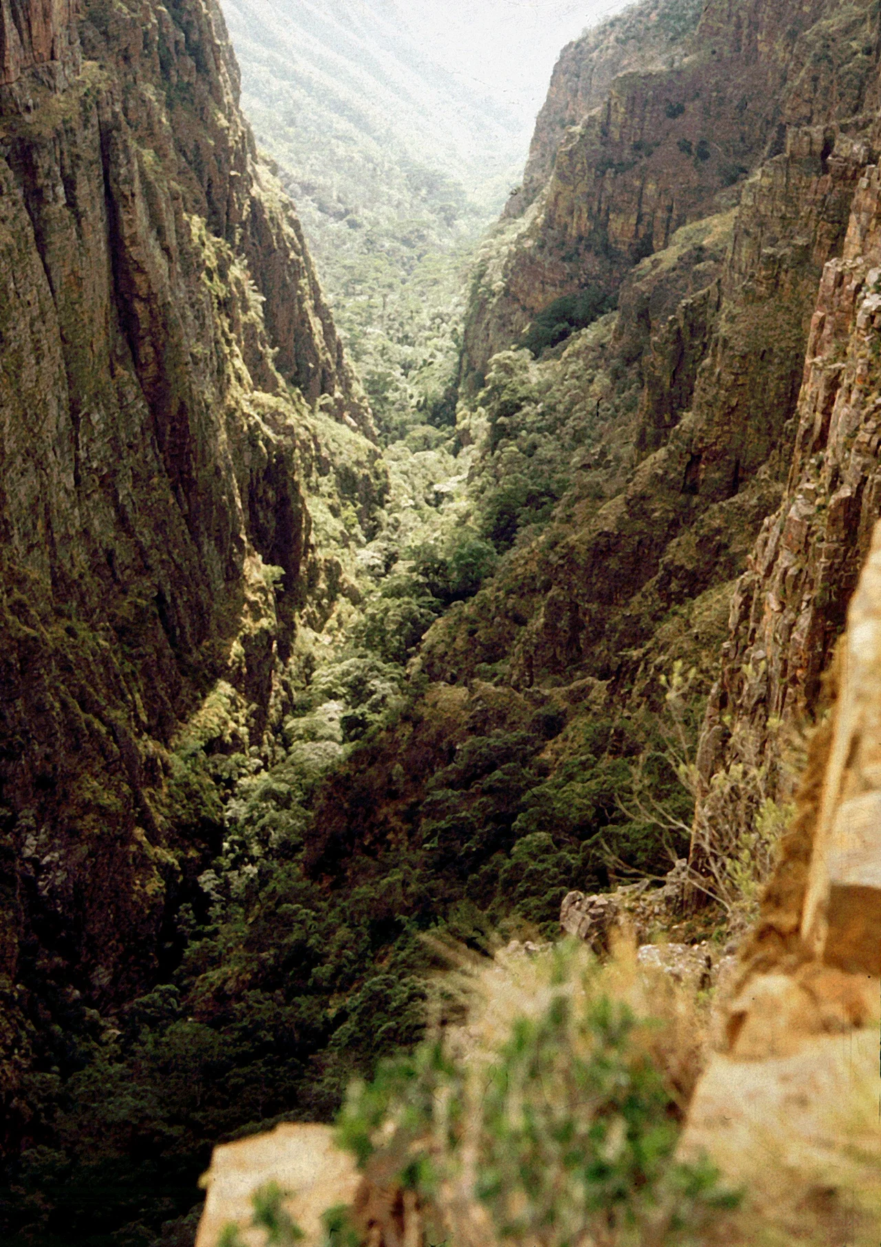 Canyon in the Huila Plateau