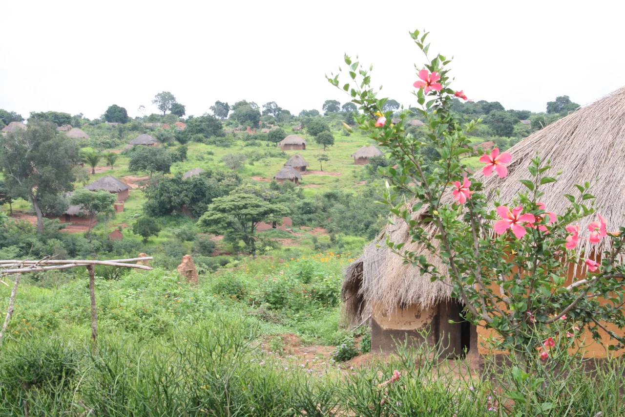 Car being ferried across the Luvua River near Pweto, Katanga, DRC