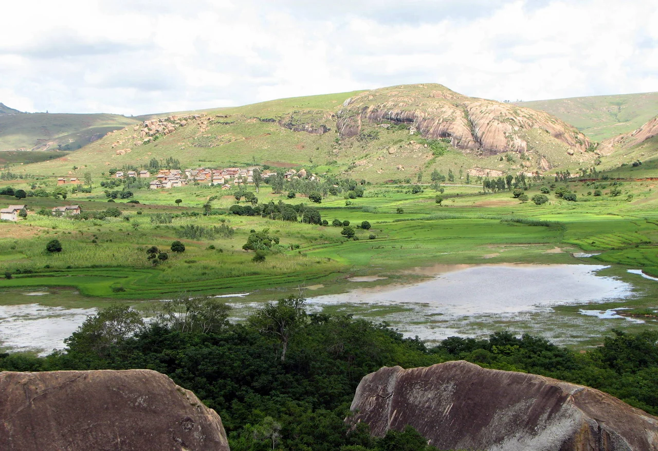 Landscape in Anja Reserve near Ambalavao, Madagascar