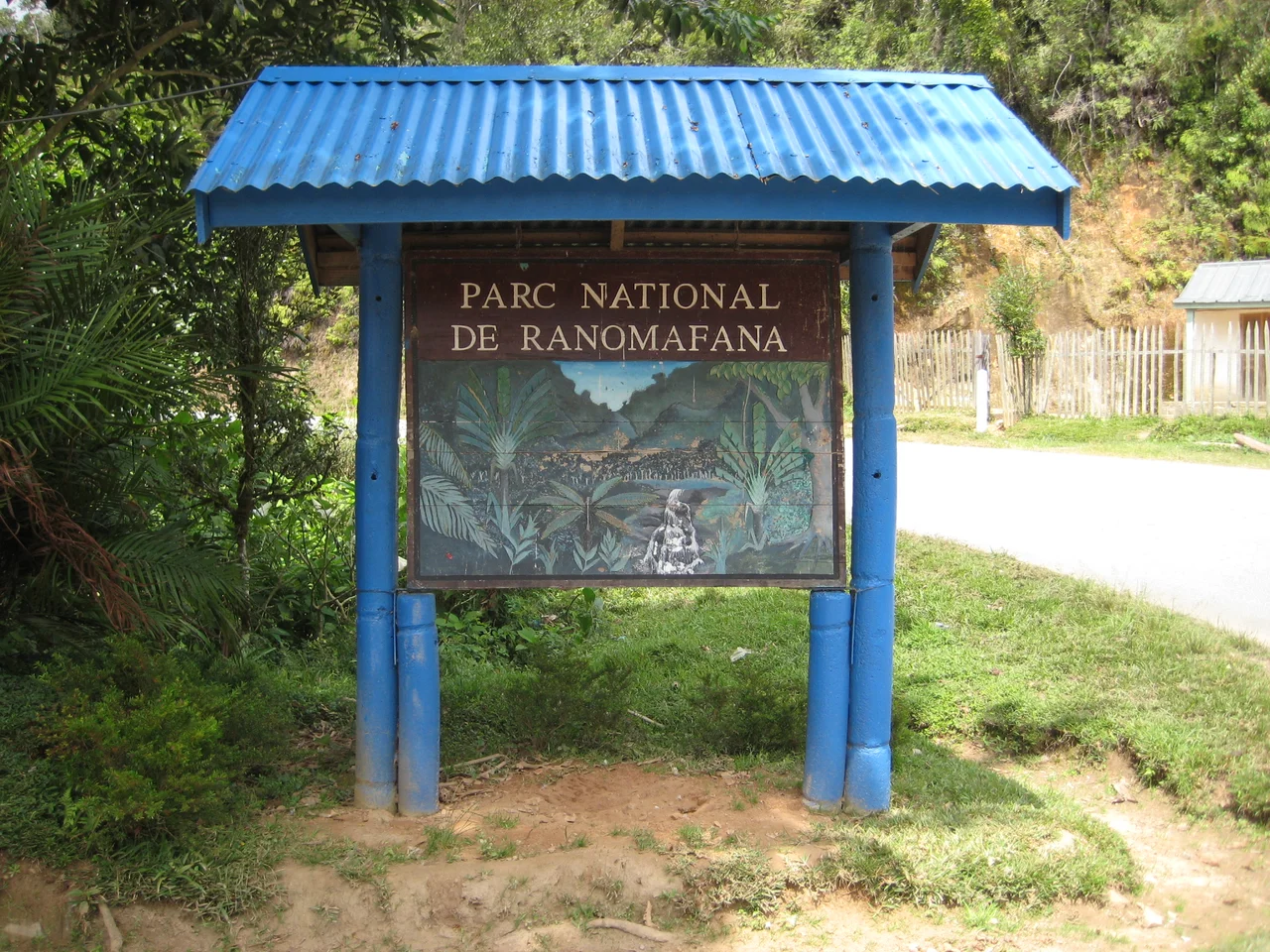 Sign At Entrance To Ranomafana National Park
