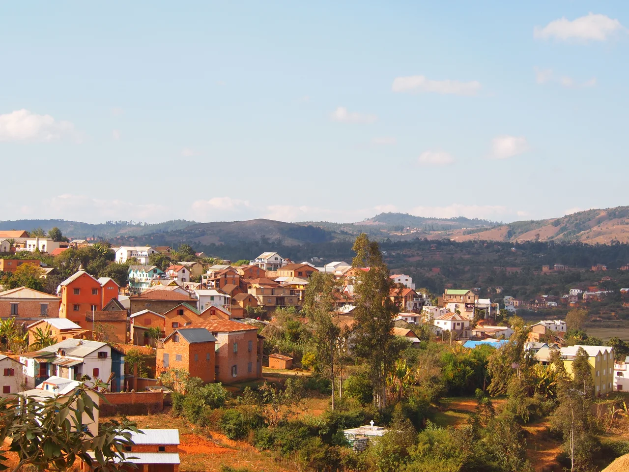 view of ambositra, Madagascar
