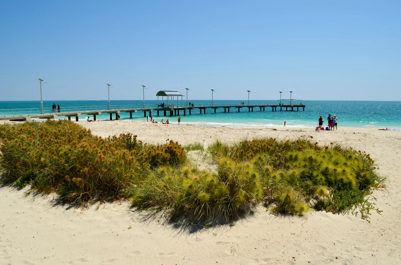The new Jurien Bay Jetty, Jurien Bay, Western Australia.  It was opened by the Minister for Regional Development and Minister for Lands, Brendon Grylls, on 30 April 2011.