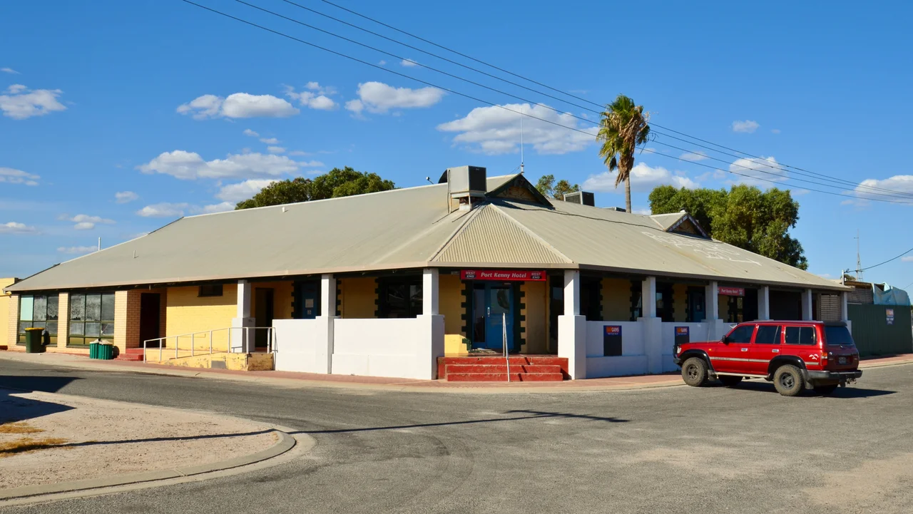 View of the Port Kenny Hotel, Port Kenny, South Australia