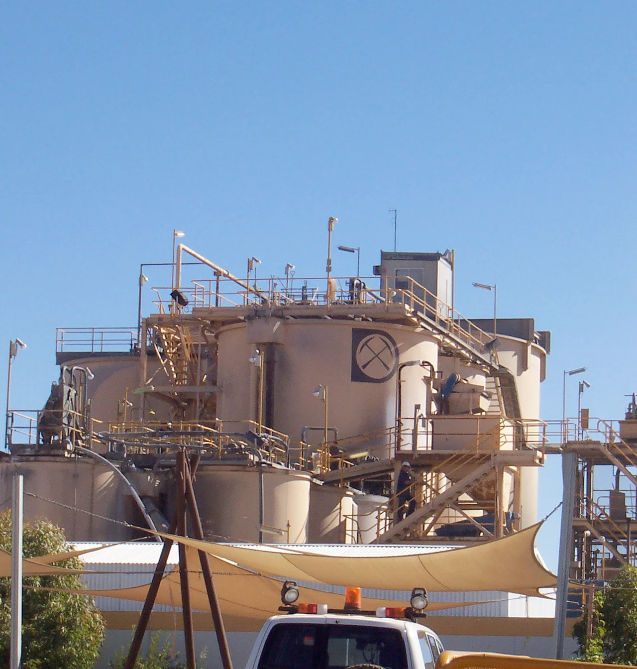 Mill at Challenger Gold Mine, South Australia
