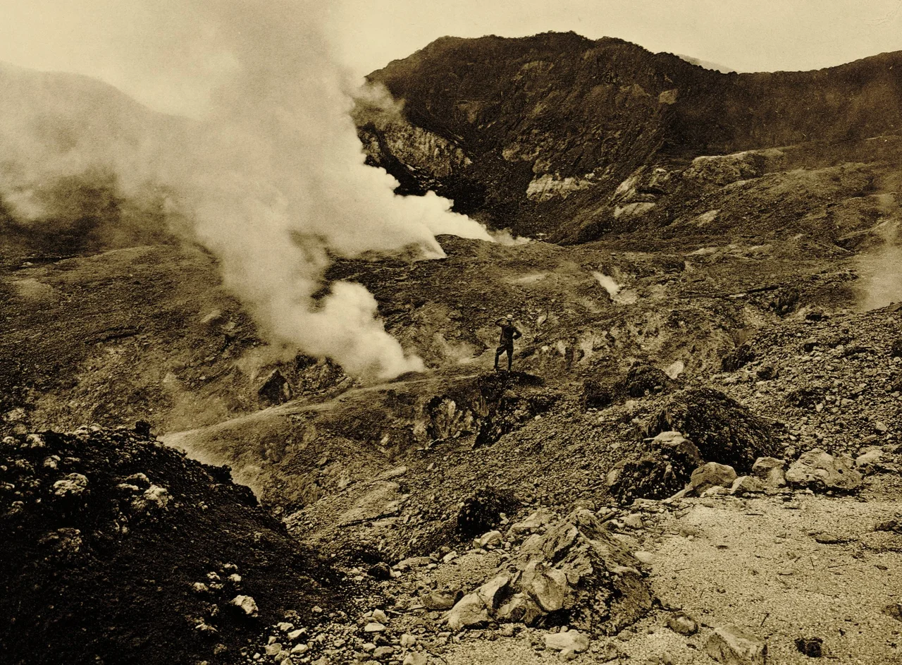 Volcano Gunung Papandayan, West Java.