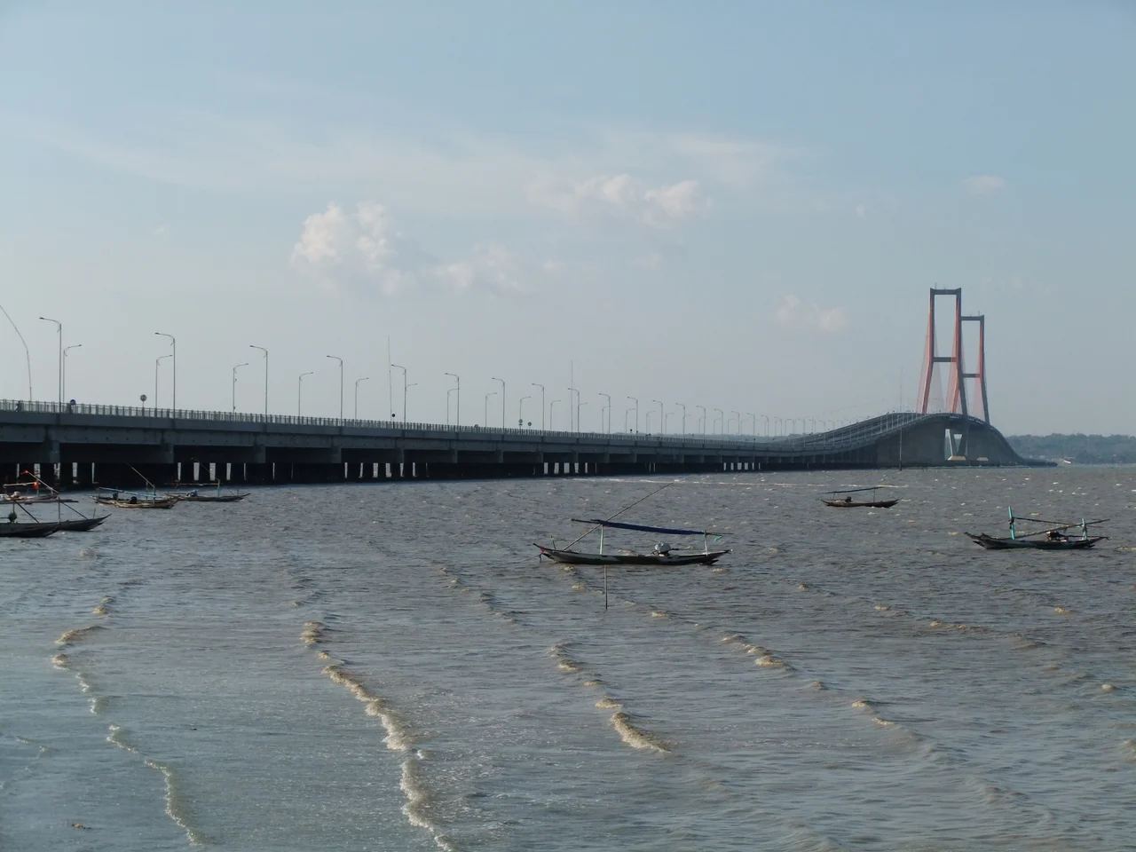 Suramadu Bridge Surabaya side